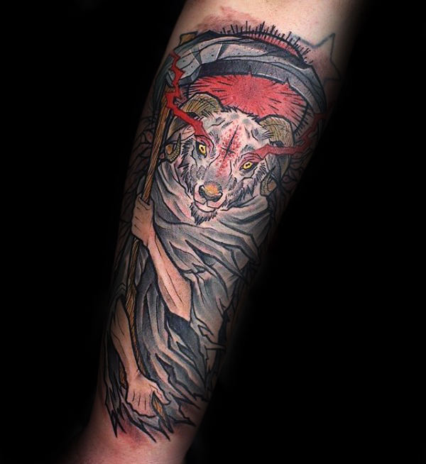 tatuaggio capra 69