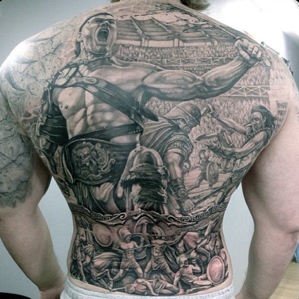 49 Tatuaggi con i gladiatori (con significato)