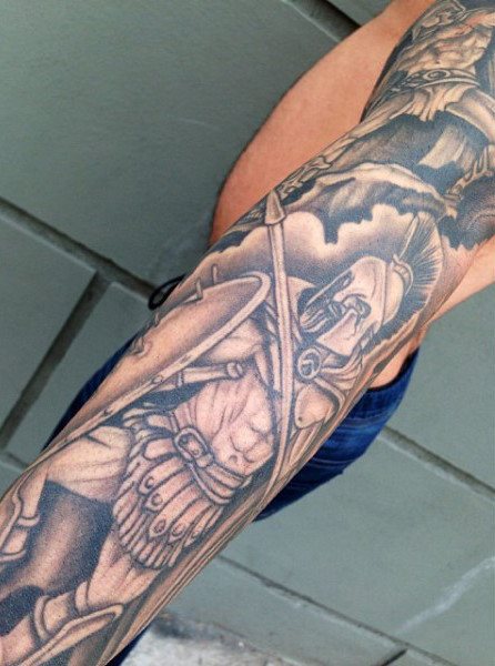 tatuaggio gladiatore 58