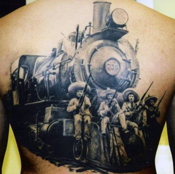 tatuaggio treno 145