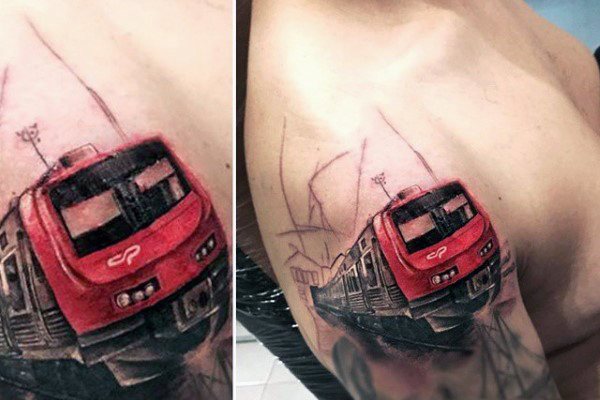tatuaggio treno 64