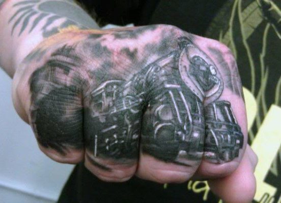 tatuaggio treno 76