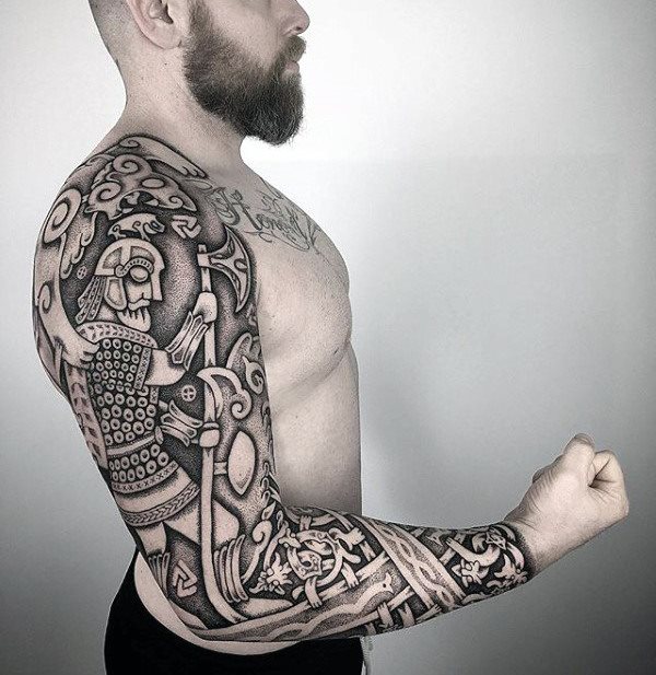 tatuaggio valknut 21