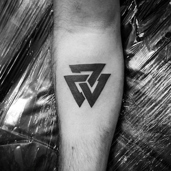 tatuaggio valknut 25