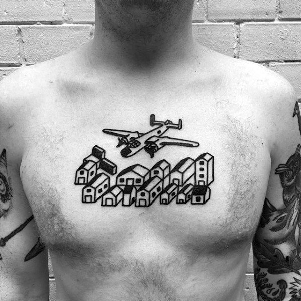 tatuaggio petto 1564