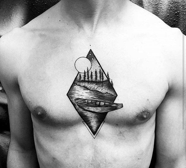 tatuaggio petto 1804