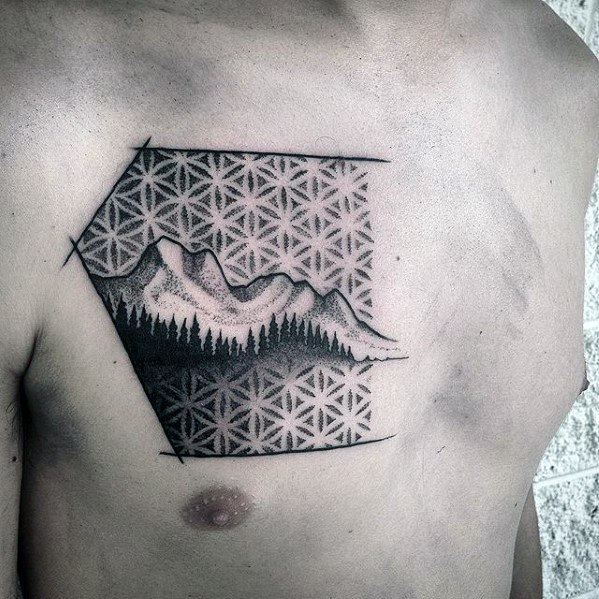 tatuaggio petto 964