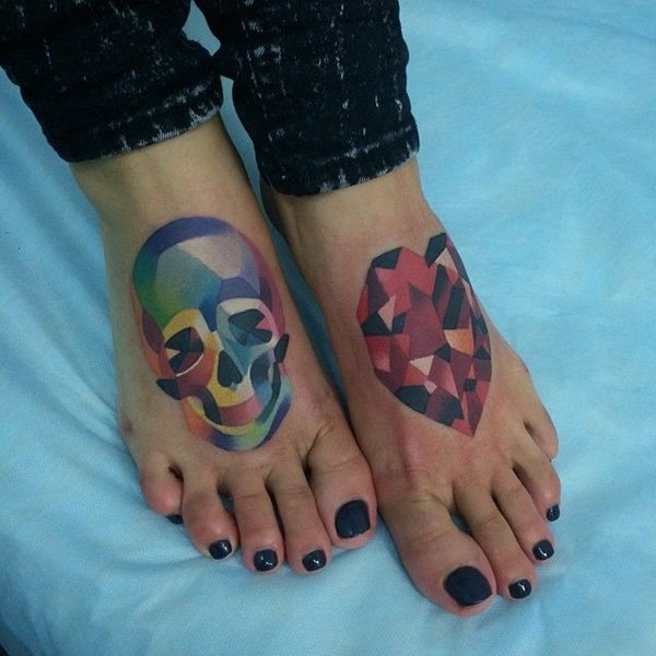 tatuaggio piede 312