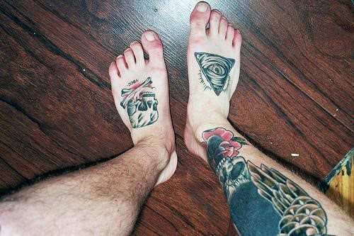 tatuaggio piede 474