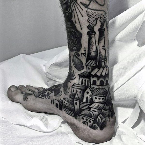 tatuaggio piede 478