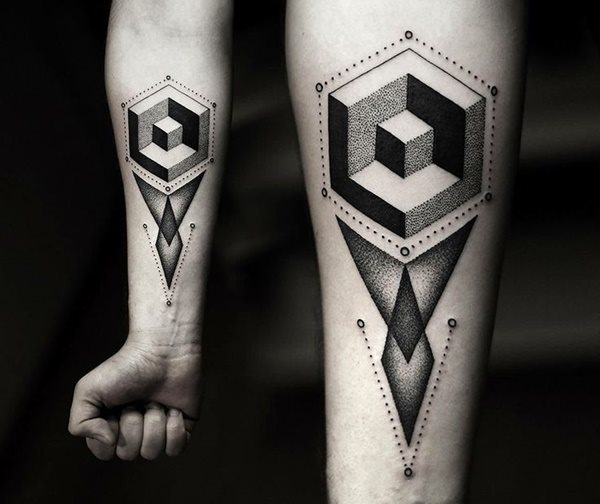 tatuaggio geometrico 146