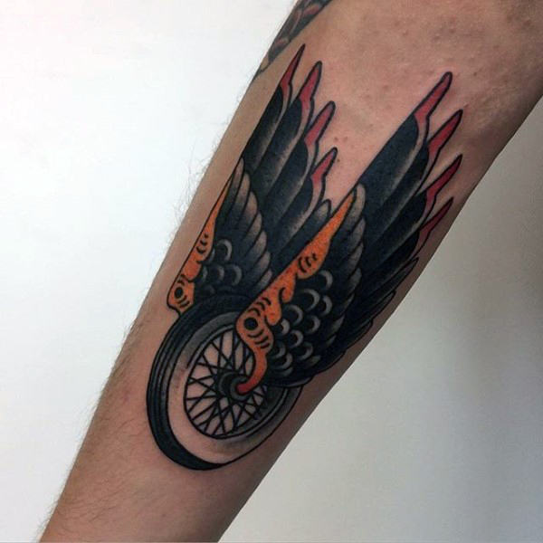 tatuaggio motociclista 124