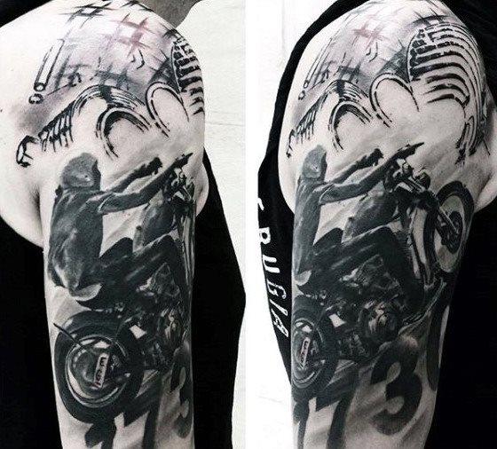 tatuaggio motociclista 140