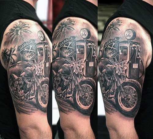 tatuaggio motociclista 38
