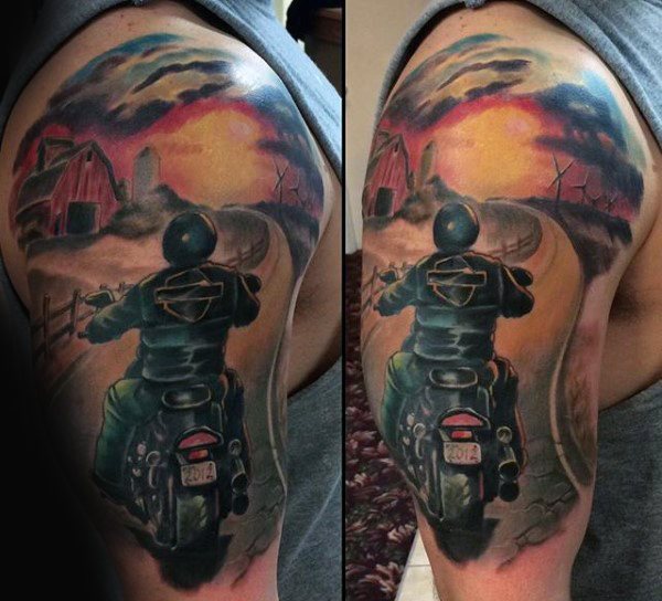 tatuaggio motociclista 92