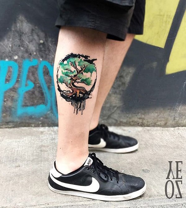 tatuaggio polpaccio 939