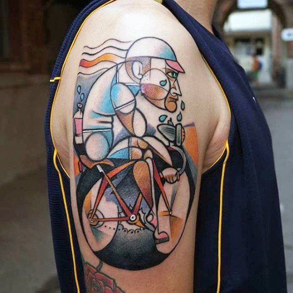 tatuaggio bicicletta ciclismo 10