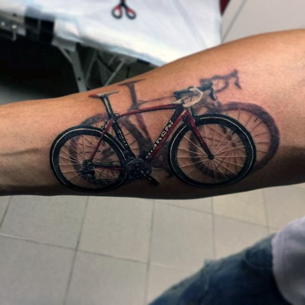 tatuaggio bicicletta ciclismo 106