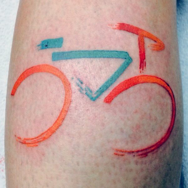 tatuaggio bicicletta ciclismo 124