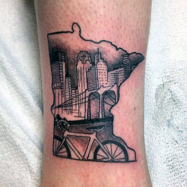 tatuaggio bicicletta ciclismo 136
