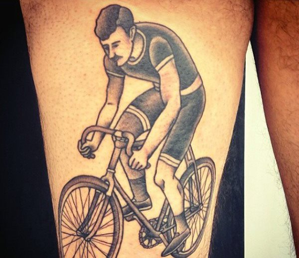 tatuaggio bicicletta ciclismo 151