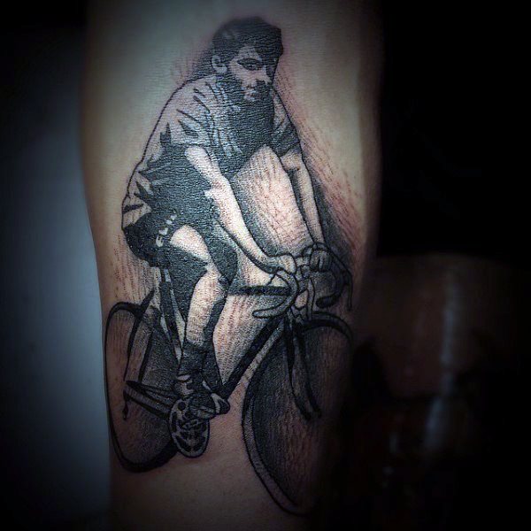 tatuaggio bicicletta ciclismo 172