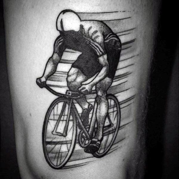 tatuaggio bicicletta ciclismo 175