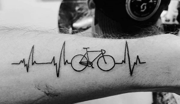 tatuaggio bicicletta ciclismo 28