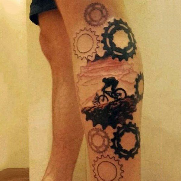 tatuaggio bicicletta ciclismo 46