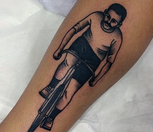 tatuaggio bicicletta ciclismo 49
