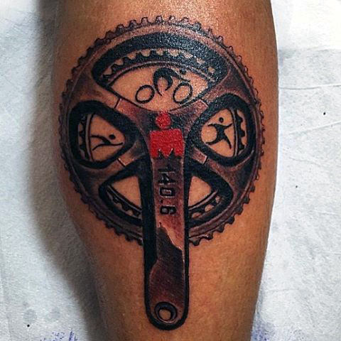 tatuaggio bicicletta ciclismo 52