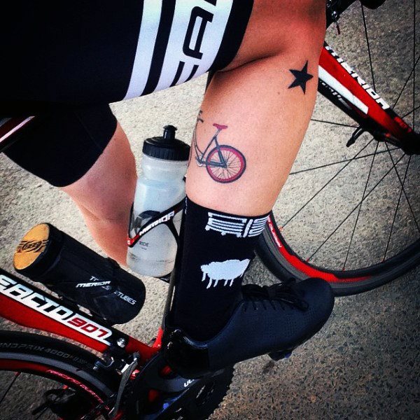 tatuaggio bicicletta ciclismo 79