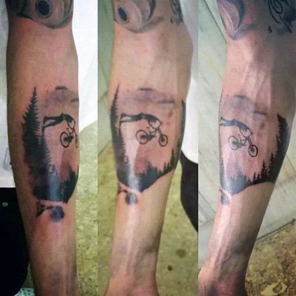 tatuaggio bicicletta ciclismo 82