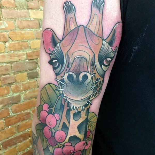 tatuaggio giraffa 120