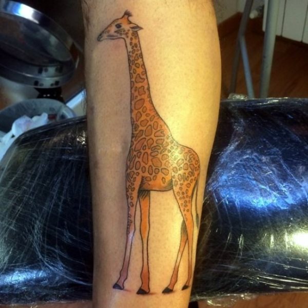 tatuaggio giraffa 124