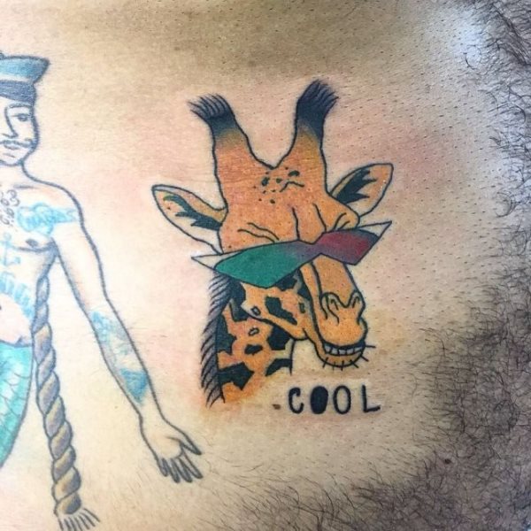 tatuaggio giraffa 128