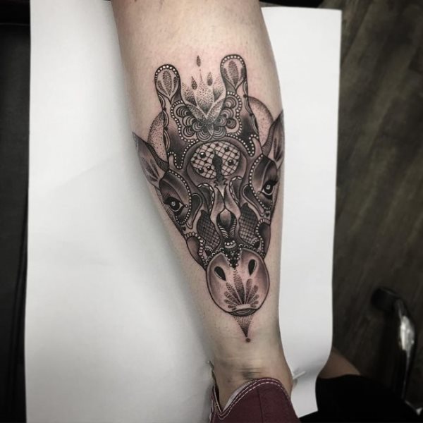 tatuaggio giraffa 134