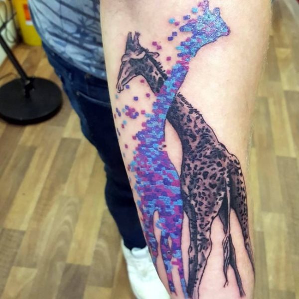 tatuaggio giraffa 168