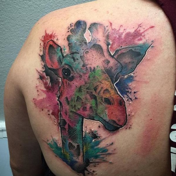 tatuaggio giraffa 184