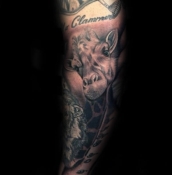 tatuaggio giraffa 294