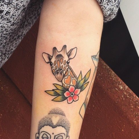 tatuaggio giraffa 314