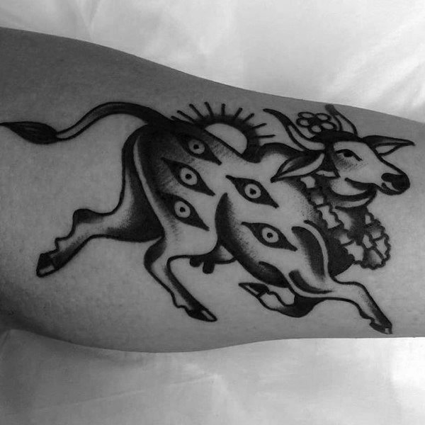 tatuaggio mucca 246
