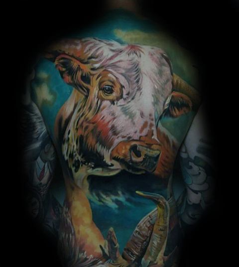 tatuaggio mucca 311