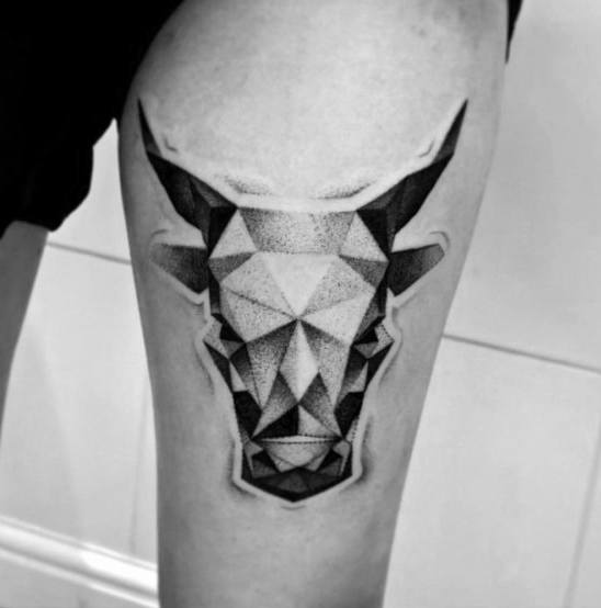 tatuaggio mucca 558