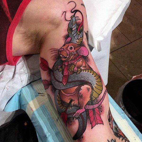tatuaggio ratto topo 140