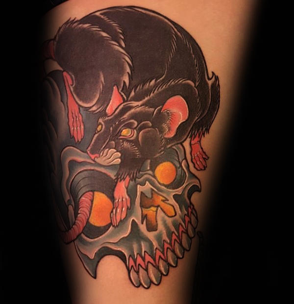 tatuaggio ratto topo 152