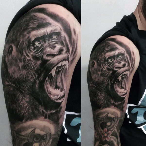 tatuaggio scimmia 146