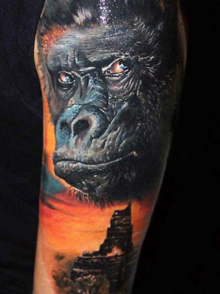 tatuaggio scimmia 254