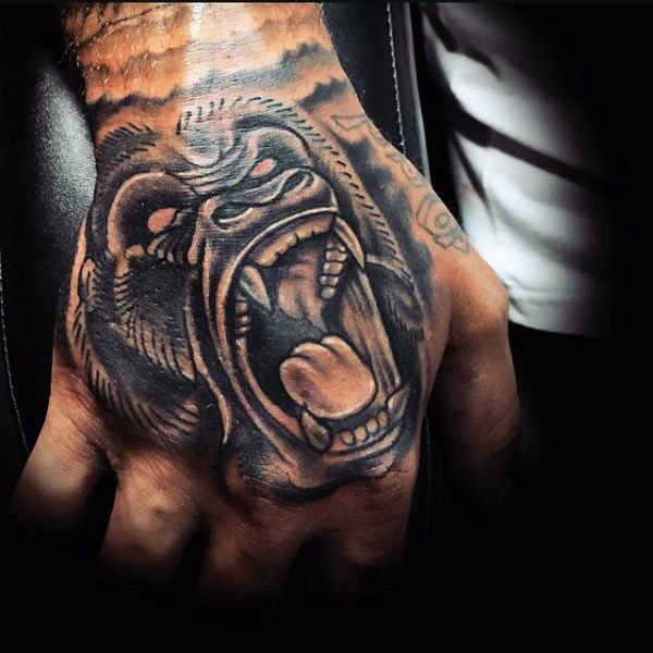 tatuaggio scimmia 258