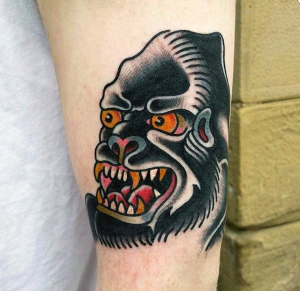 tatuaggio scimmia 282